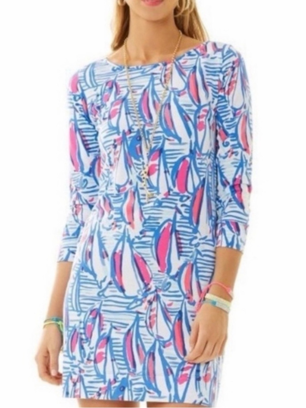 Lilly Pulitzer Marlow Dress in red white and return